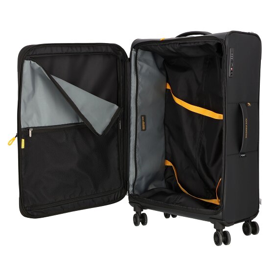Mandarina Duck Eco Coated 4 Rollen Trolley L 78 cm mit Dehnfalte