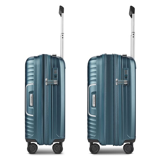 Redolz Essentials 01 4 Rollen Kabinentrolley 53 cm mit Dehnfalte