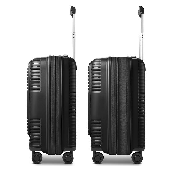 Redolz Essentials 17 2.0 4 Rollen Kabinentrolley 55 cm Laptopfach mit Dehnfalte