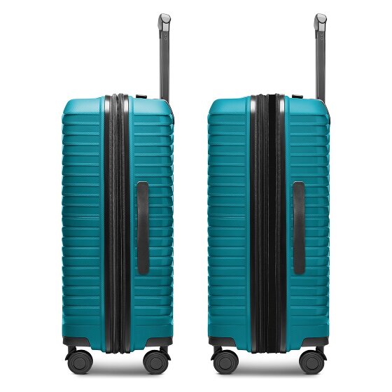Stratic Shine 4 Rollen Trolley 66 cm mit Dehnfalte