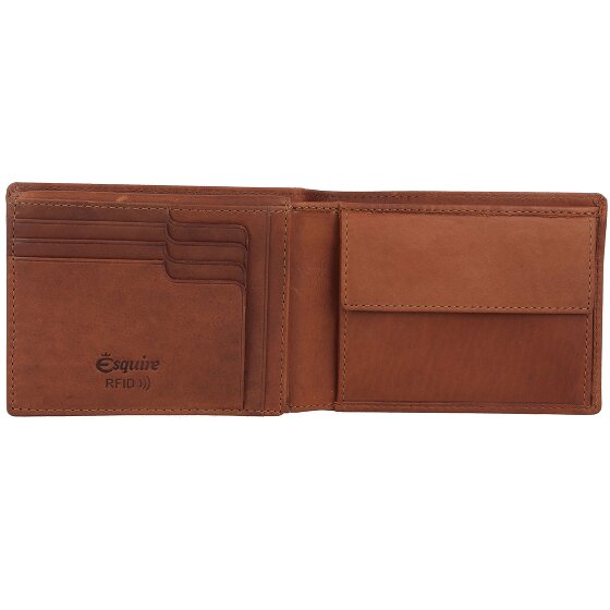 Esquire Dallas Geldbörse RFID Schutz Leder 13 cm
