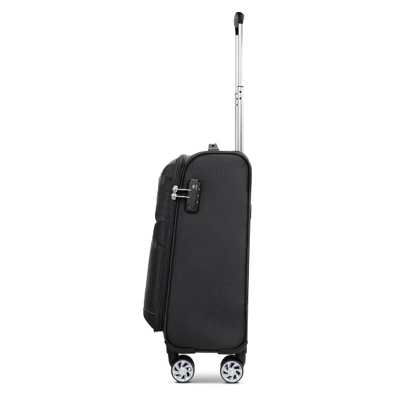 Bugatti Go Light Soft 4 Rollen Kabinentrolley S 54 cm