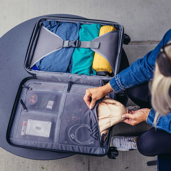 Gregory Quadro Pro 4 Rollen Kabinentrolley 55 cm mit Dehnfalte