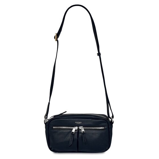 Knomo Luxe Umhängetasche RFID Schutz Leder 23 cm