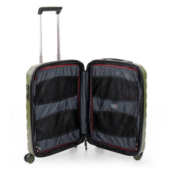 Roncato Box 4.0 4 Rollen Kabinentrolley 55 cm mit Dehnfalte
