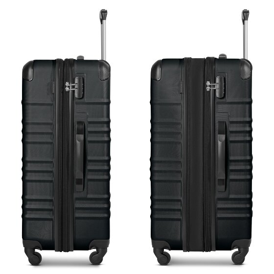 Wenger Amplar Evo 4 Rollen Trolley L 75 cm mit Dehnfalte