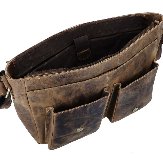Greenburry Vintage Messenger Leder 40 cm Laptopfach