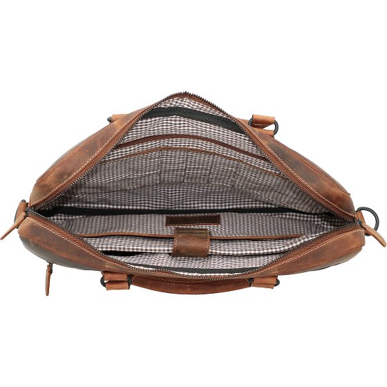Jack Kinsky Baltimore 8 Aktentasche Leder 40 cm Laptopfach