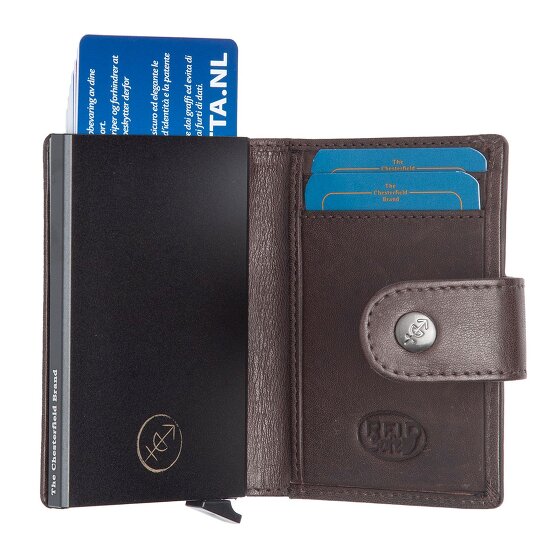 The Chesterfield Brand Barrea Geldbörse RFID Schutz Leder 7 cm