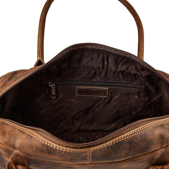 Greenburry Vintage Schultertasche Leder 42 cm