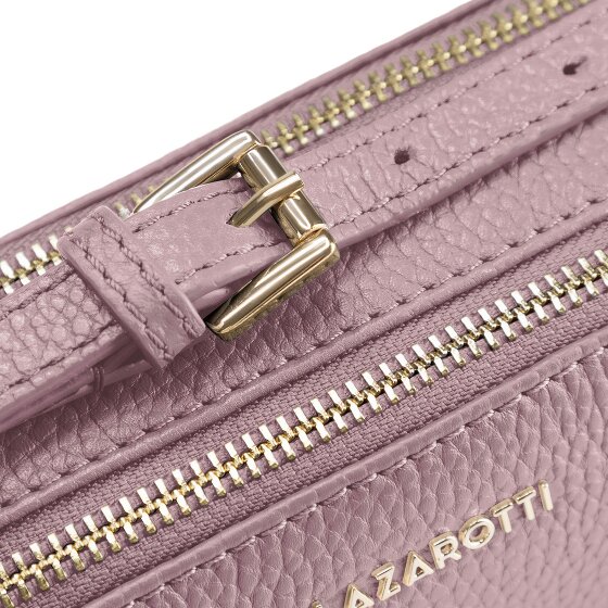Lazarotti Bologna Leather Umhängetasche Camera-Bag Leder Double-Zip 18 cm
