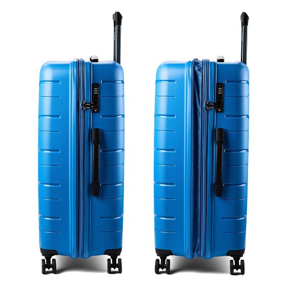 Polestream Strz by Asteroid 4 Rollen Trolley L 74 cm mit Dehnfalte