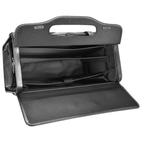d&n Business & Travel 2 Rollen Businesstrolley 35 cm Laptopfach