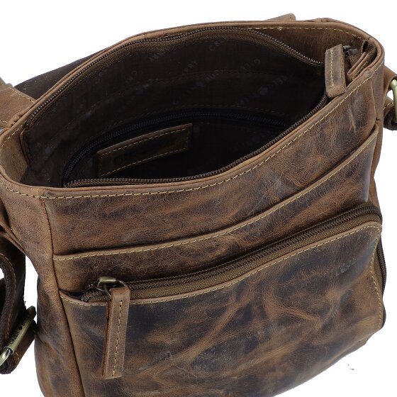 Greenburry Vintage Umhängetasche Leder 26 cm
