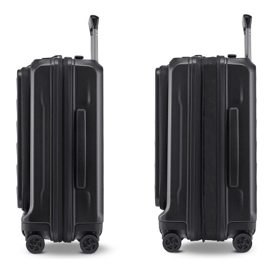 Stratic Phoenix 4 Rollen Kabinentrolley S 55 cm mit Dehnfalte