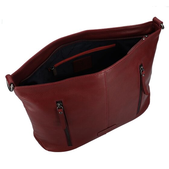 Jack Kinsky Schultertasche Leder 33 cm