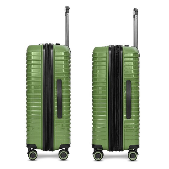 Stratic Shine 4 Rollen Kofferset 3-teilig mit Dehnfalte
