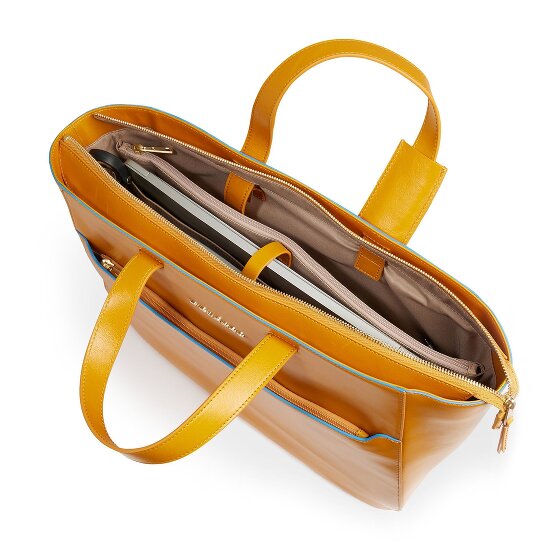 Piquadro Blue Square Shopper Tasche Leder 40 cm
