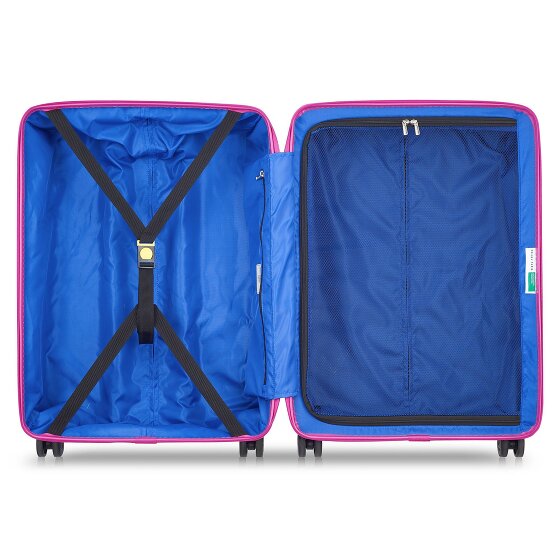 Delsey Paris x United Colors of Benetton Fabrica 4-Rollen Kofferset 3 tlg.