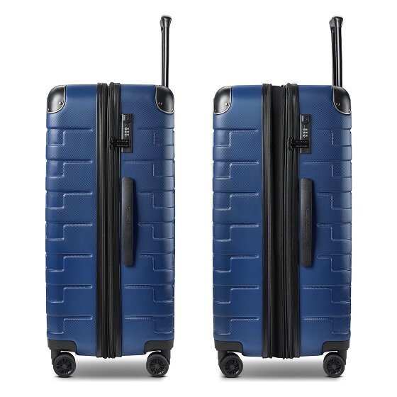 Tonino Lamborghini Milano 4 Rollen Trolley L 72 cm mit Dehnfalte