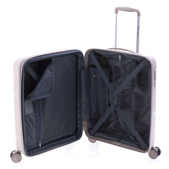 Gladiator 0800 4 Rollen Kabinentrolley 55 cm mit Dehnfalte