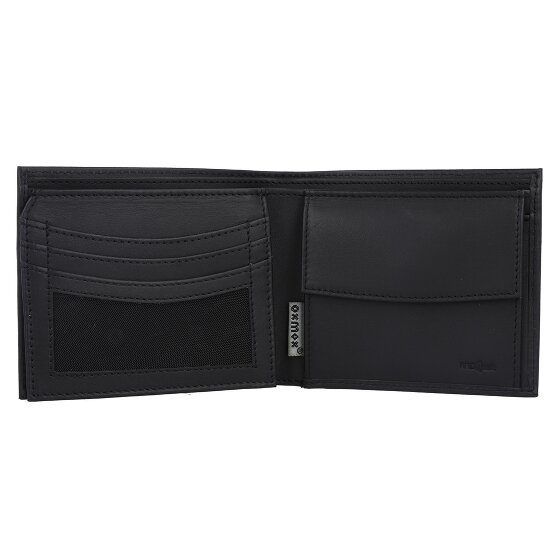 oxmox Leather Geldbörse RFID Schutz Leder 12 cm