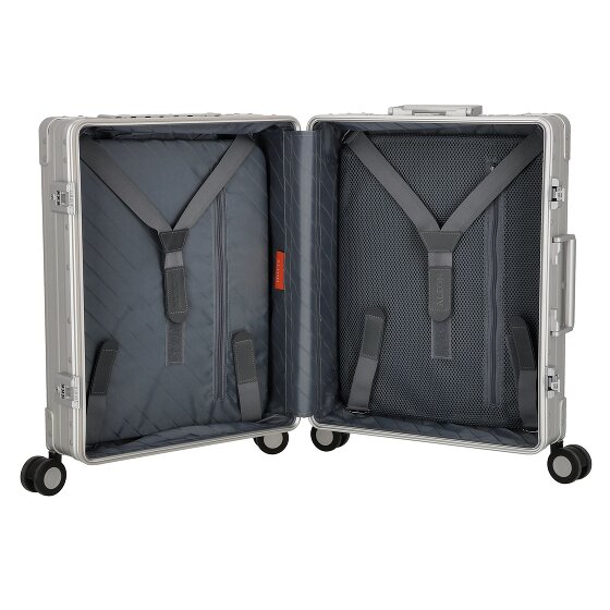 Aleon Domestic Carry-On 4-Rollen Kabinentrolley Aluminium 53 cm Laptopfach