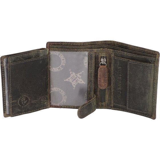 Billy the Kid Hunter Geldbörse RFID Leder 8 cm