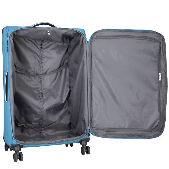 d&n Travel Line 9204 4 Rollen Trolley L 76 cm mit Dehnfalte