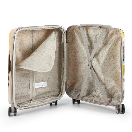 Anekke Muse 4 Rollen Kabinentrolley 55 cm mit Dehnfalte