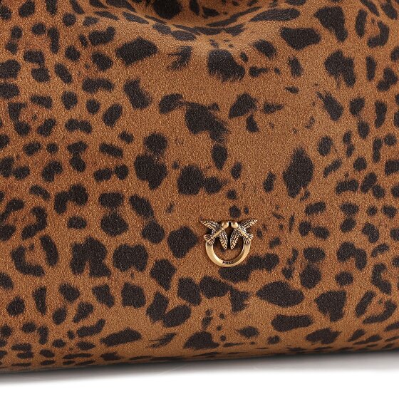 PINKO Mini Clutch Umhängetasche Leder 26 cm