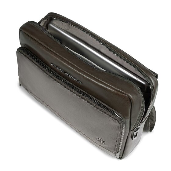 Piquadro Philip Umhängetasche Leder 27 cm