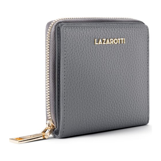 Lazarotti Bologna Leather Medium Zip-Around Geldbörse Leder 10 cm