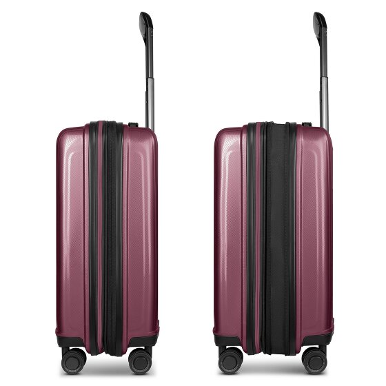 Redolz Essentials 14 4 Rollen Kabinentrolley 55 cm mit Dehnfalte