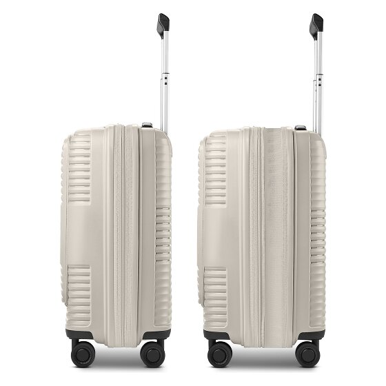 Redolz Essentials 17 2.0 4 Rollen Kabinentrolley 55 cm Laptopfach mit Dehnfalte