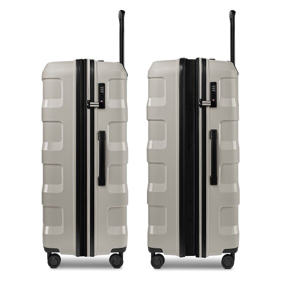 Redolz Pro PP 4 Rollen Trolley 83 cm mit Dehnfalte