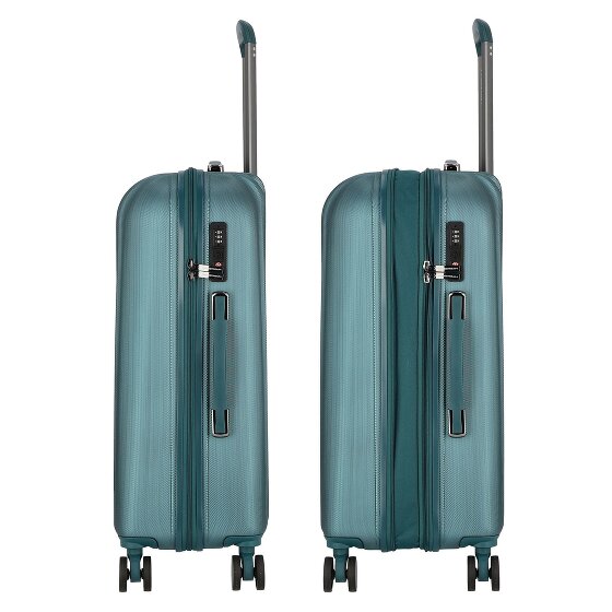 Polestream Moonrock 4 Rollen Trolley M 69 cm mit Dehnfalte