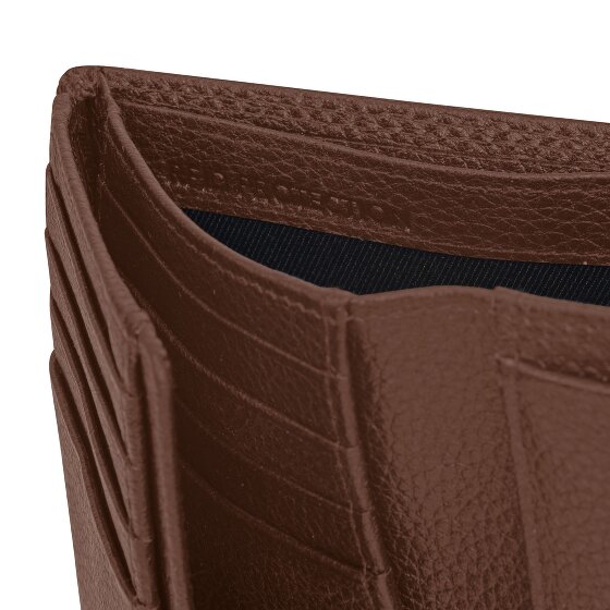 Redolz Leather Essentials HF Geldbörse RFID Leder 9,5 cm ausklappbar