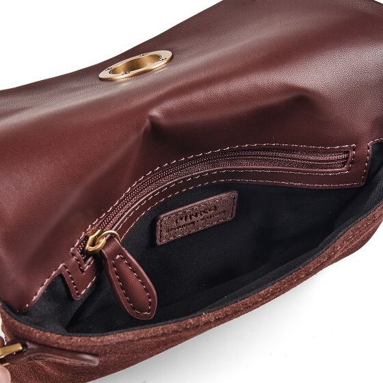 PINKO Love Soft Clutch Tasche Leder 20 cm