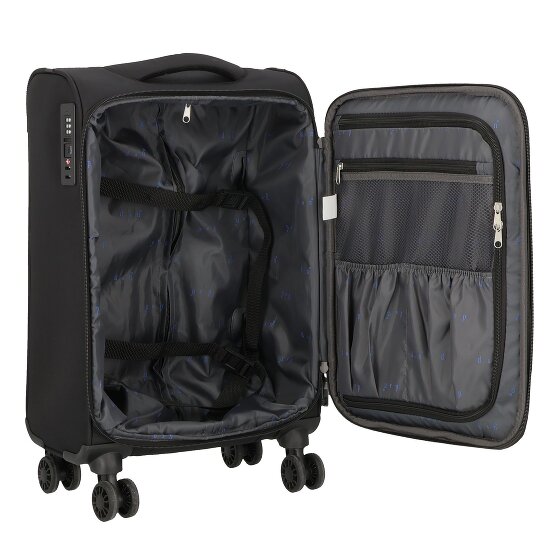 d&n Travel Line 9504 4 Rollen Kabinentrolley S 55 cm