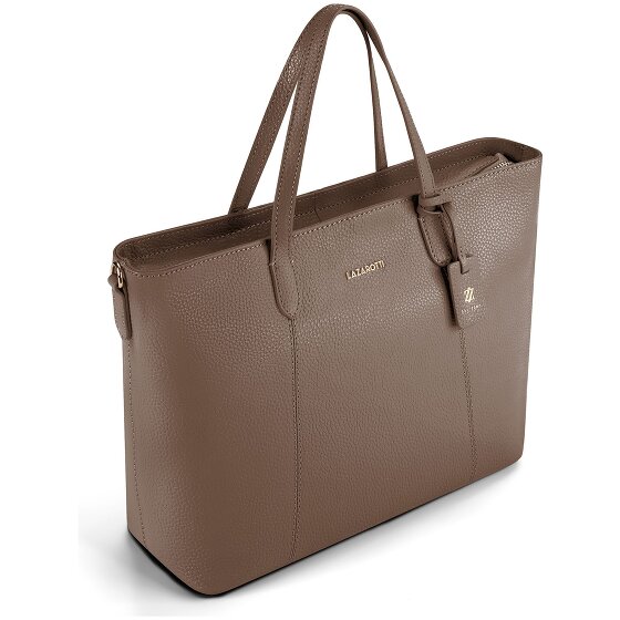 Lazarotti Bologna Leather Shopper Crossbody Tasche Leder 31 cm