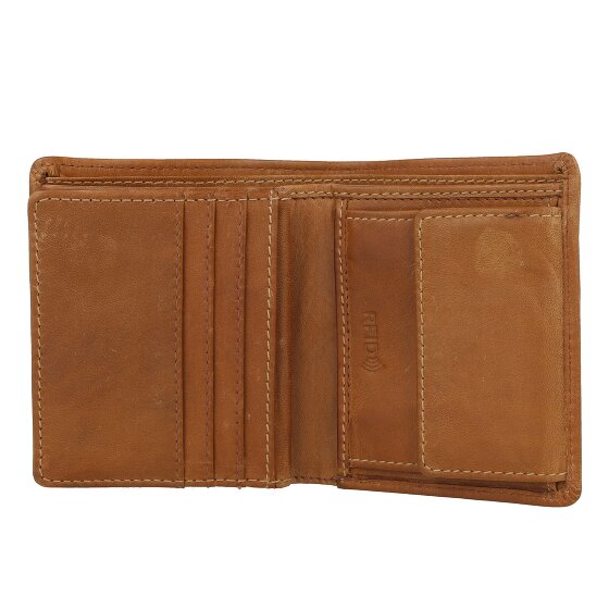 Greenburry Tornado Geldbörse RFID Schutz Leder 9 cm