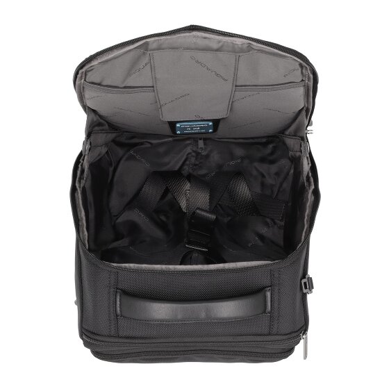 Piquadro Brief 2 Rollen Rucksacktrolley 40 cm Laptopfach