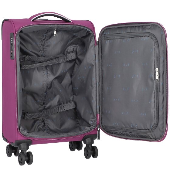 d&n Travel Line 9204 4 Rollen Kabinentrolley 55 cm
