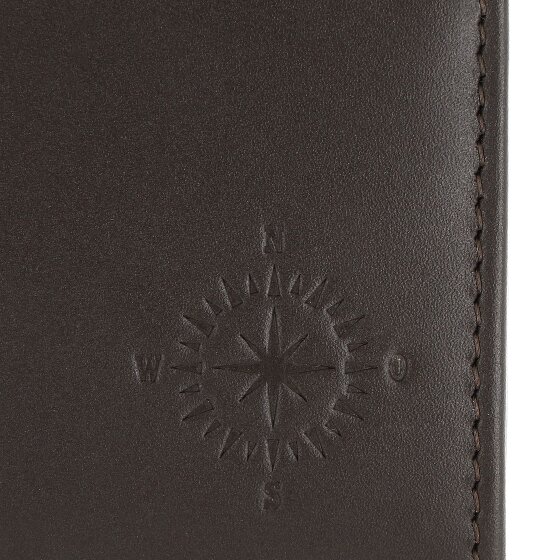 oxmox Leather Geldbörse RFID Schutz Leder 12 cm