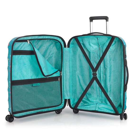 Gabol Acqua 4 Rollen Trolley M 66 cm