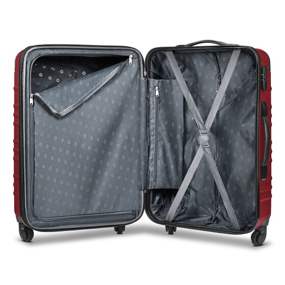 Wenger Amplar Evo 4 Rollen Trolley M 65 cm mit Dehnfalte