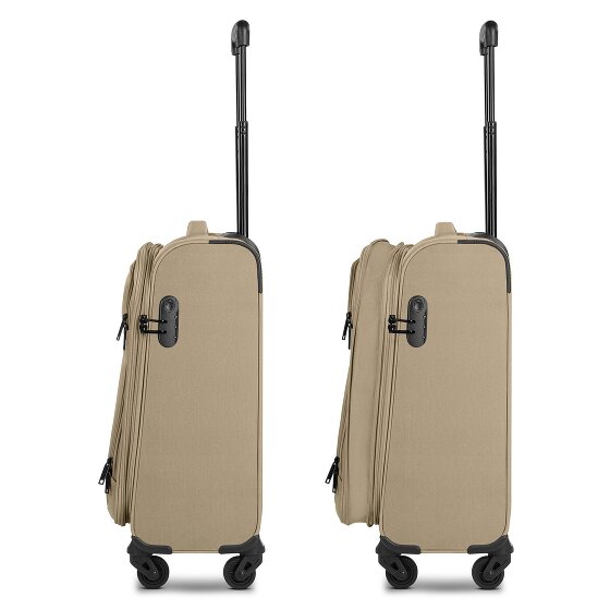 Smartbox Edition 04 4 Rollen Kabinentrolley 55 cm mit Dehnfalte