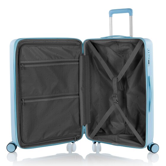 Heys Pastel 4 Rollen Trolley M 66 cm mit Dehnfalte