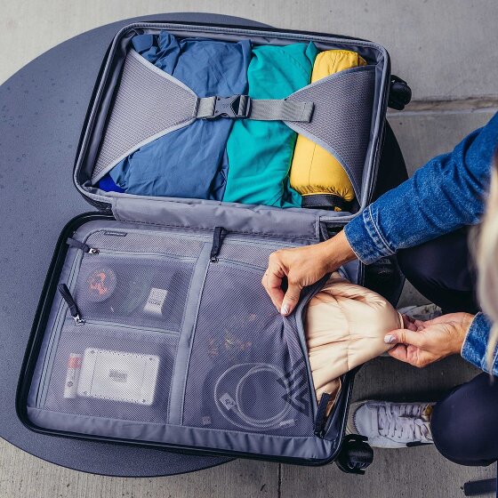 Gregory Quadro Pro 4 Rollen Kabinentrolley 55 cm mit Dehnfalte